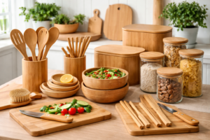 Reusable Bamboo Kitchenware Items