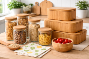 Bamboo Storage Containers