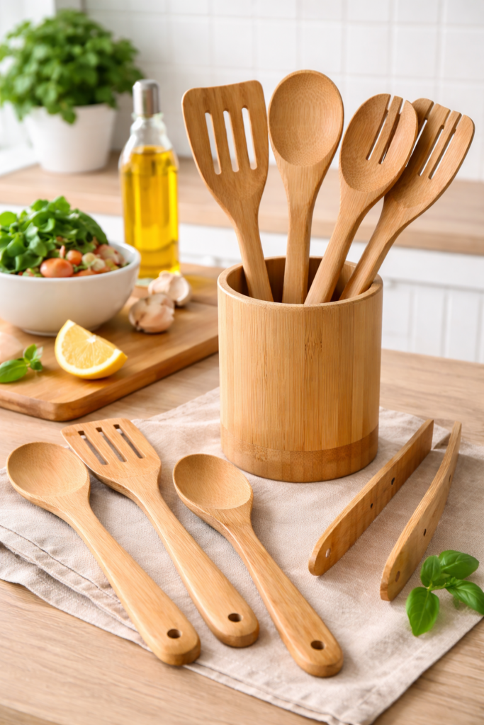 Bamboo utensils