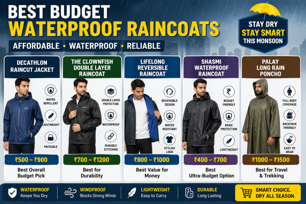 Budget Waterproof Raincoats