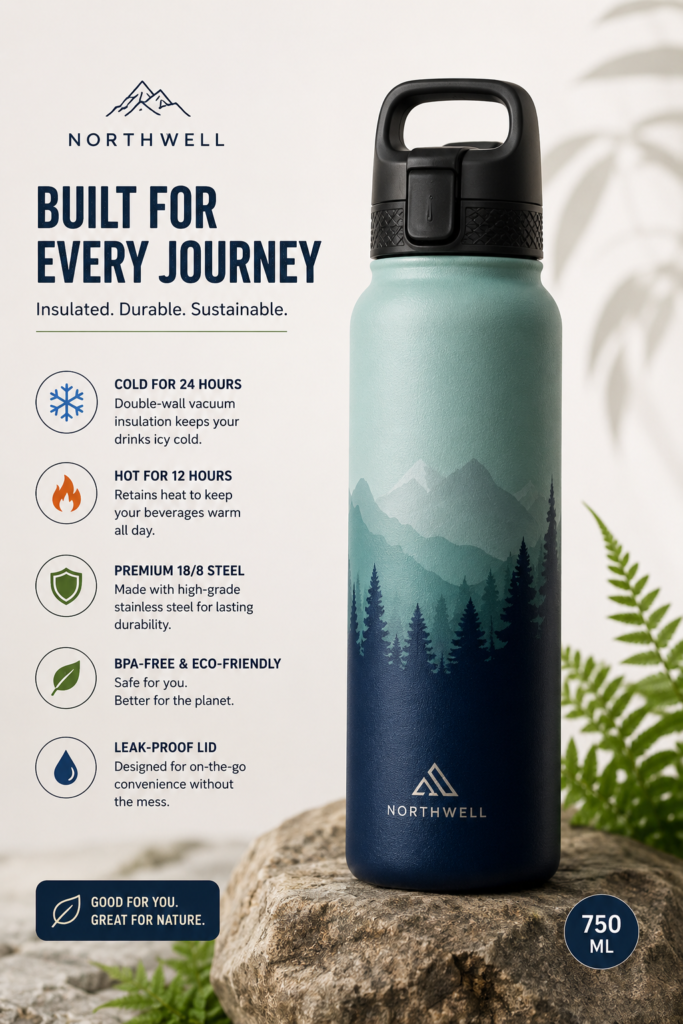 Insulated Steel Water Bottles