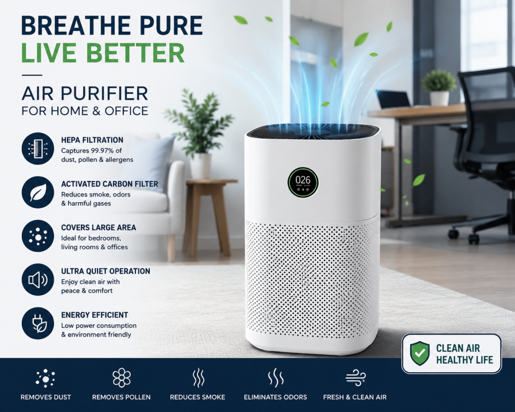 Smart Air Purifier for Home