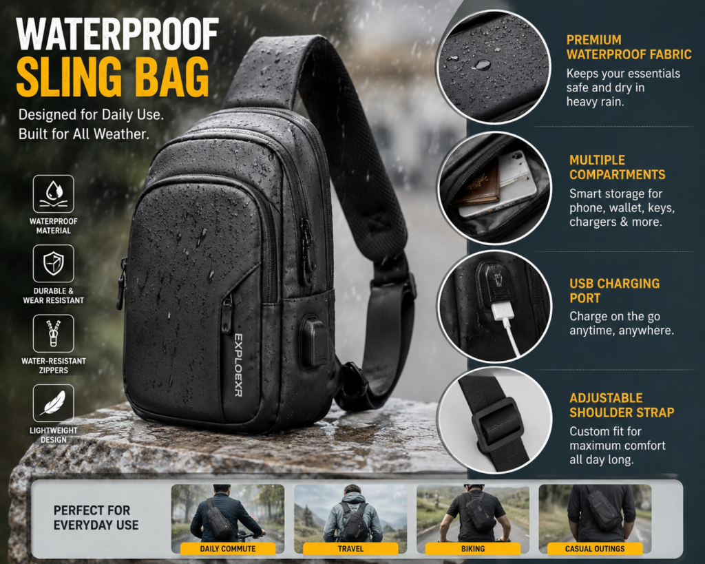 Waterproof Sling Bags