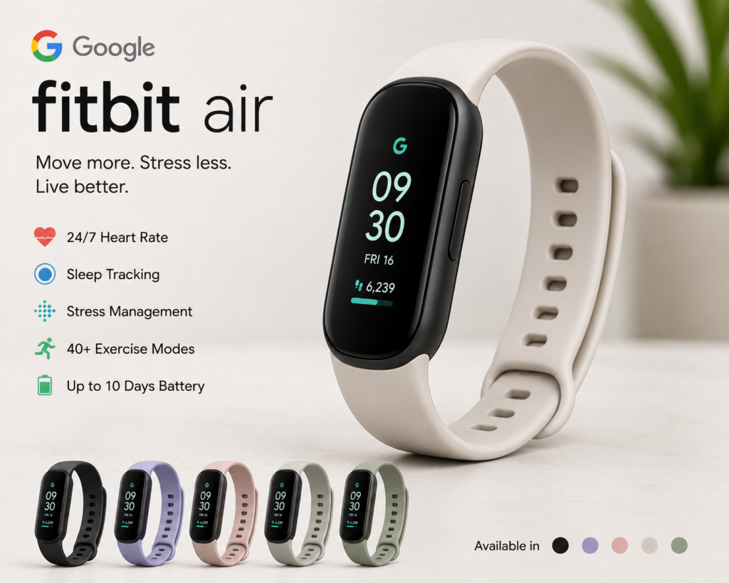 Google Fitbit Air in India
