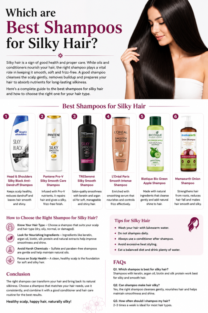 Best Shamppos for Silky Hair