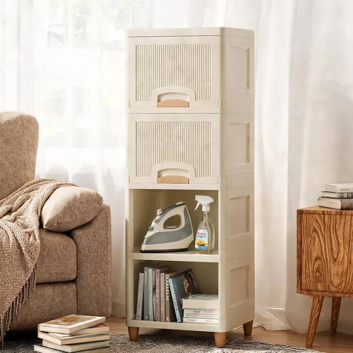 PrettyKrafts 4-Unit Collapsible Wardrobe