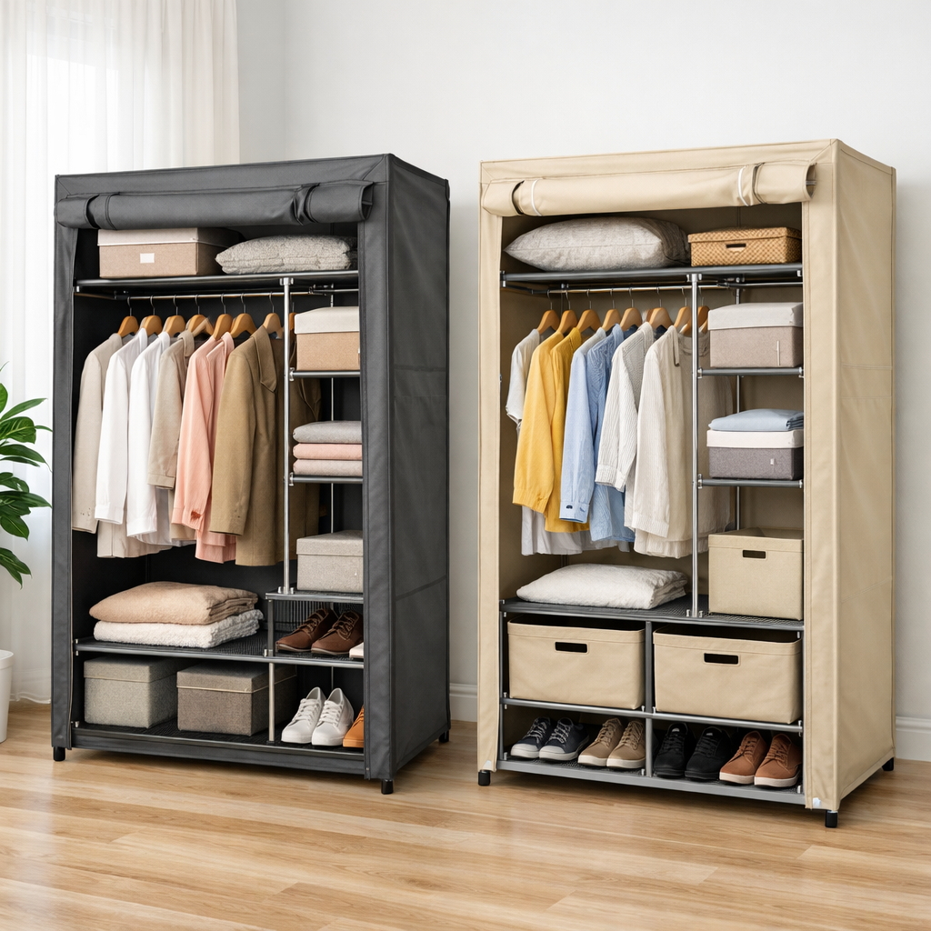 Best Portable Collapsible Wardrobes for Renters and Students