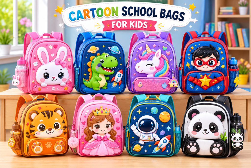 Cute Cartoon School Bags for Kids