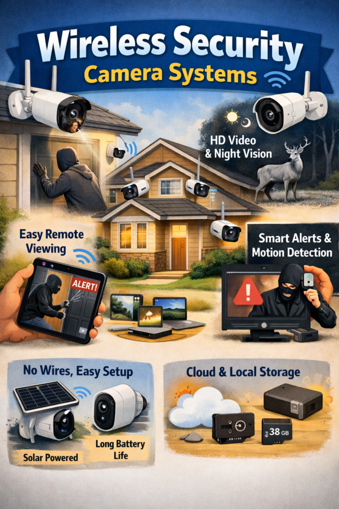Wireless Security Camera Systems with Cloud Storage vs Local Storage